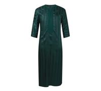 Caftan pour homme - Manches longues - Coton et lin - Robe de nuit - Caftan - Vêtement islamique - Robe musulmane - Robe à manches longues - Robe arabe arabe - Vêtement islamique - Vêtement de prière