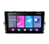 Cafusesdd Autoradio Android 15 de Voiture Carplay à écran Tactile de 9 Pouces pour VW Universal 2017-2019 avec caméra de Sauvegarde Automatique Android Carplay sans Fil(W4-4 Core WiFi 2+64GB)