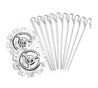 Cage à Aiguilles de Brochettes de Rôtissoire de BBQ d'acier Inoxydable pour Le Four électrique, Ensemble D'outils de Gril de Fabricant de Kebab de Barbecue