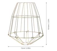 Cage à Ampoule E27 en Métal, Abat-jour Vintage Industriel Protecteur | Structure Grillagée Creuse et Ventilée, Diamètre 4,4cm, Type Détachable pour Lampes Suspendues et Éclairage D’atelier