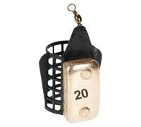 Cage à appâts - 10 x 8 x 4 cm - Piège lesté - Distributeur de Nourriture de pêche en de Zinc - Outil de Support d'appât en Maille Durable - Réservoir de randonnée, Camping, Voyage, Bateau