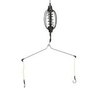 Cage à appâts pour pêche à la carpe, mangeoire à poissons avec support, méthodes en ligne, appâts de pêche, appâts cages, hameçons, plombs et poids