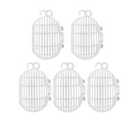 Cage à appâts pour pêcheurs d'eau douce Transparent | Support d'alimentation au sol en ABS de grande capacité avec loquet à fente