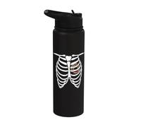 Cage à beignets squelette Halloween Stainless Steel Insulated Water Bottle