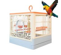 Cage à calopsittes | Supports d'aération, volière pour grandes perruches avec support et plateau amovible - Pour canaris Conure Ara, cacatoès, transport, alimentation, escalade, mouches, jardin