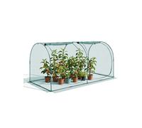 Cage à Culture à Plantes Jardin 2,5x1,2x1,2 m Porte Zippée Anti Oiseaux