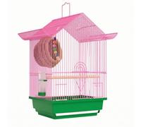 Cage à en Métal Compacte, Rose, Color to 1