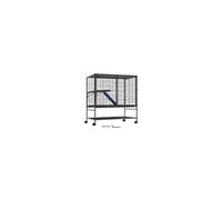 VEVOR Cage à furet roulante 2 niveaux métal pour petits animaux 100cm avec rampe