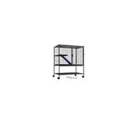 Cage à furet roulante 2 niveaux métal pour petits animaux 920mm avec rampe