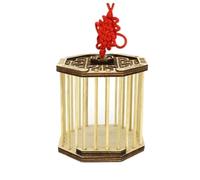 Cage à grillons pour Reptiles La Forme octogonale Peut accrocher Une Cage de Sauterelle d'insectes gazouillants en Bambou