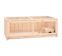 Cage à hamster 104x52x38 cm bois massif de sapin maison pour hamster vidaXL