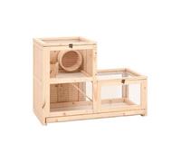 Cage à hamster 81x40x60 cm bois massif de sapin