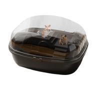 Cage À Hamster - Cage Et Habitat Pour Hamster | Maison De Hamster En Acrylique Transparent | Maison De Hamster Pour Gerbilles | Souris Et Autres Petits Animaux, Comprend Une Roue D'exercice Pour Boute