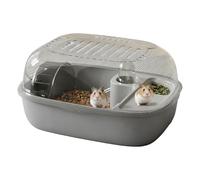 Cage À Hamster Centre d'Activité Transparent pour Petit Animal avec Roue