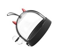 Cage à Hamster D'extérieur Ambiance Halloween Portable Légère PS Noir | Push-lock Design, pour Petits Animaux et Sugar Glider, Facile à Porter