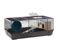 Cage À Hamster Flamingo Jang Noir/Gris 58x31,5x22,5cm Avec Accessoires