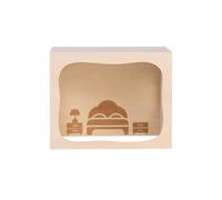 Cage À Hamster - Maison Cachée, Enrichissement Du Dessus Ouvrant En Bois | Enclos Pour Hamster Jouet Souris | Bois Massif Pour Escalade, Jeu D'exploration, Lapin, Chinchilla, Furet, Petits Animaux, Ma