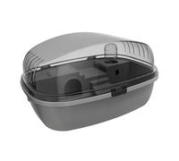 ＡＷＨＡＯ Cage à Hamster Transparente et Respirante, Maison Portable pour Petits Animaux, Planeur de Sucre, Lapins, Rats, Petits Animaux, gerbilles, Gris