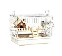 Cage à hamster transparente pour hérisson | 36 x 28 x 32 cm | Habitat Chinchilla en acrylique pour enfants et chambre d'étude, maison, bureau, appartement | Matériau