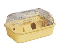 Cage à Hamsters Cage à Hamster spacieuse, Villa en Acrylique, nid d'ours doré d'intérieur(Yellow)