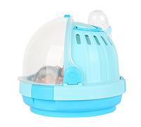 Cage à Hamsters Cage de Voyage Hamster sortant for Sac avec Bouteille d'eau for Accessoires Cage for Animaux Compagnie(Blue)