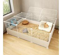 Cage à lapin d'intérieur pour petits animaux - Enclos spacieux pour 1 à 2 lapins - Idéal pour les niches et les soins des animaux domestiques