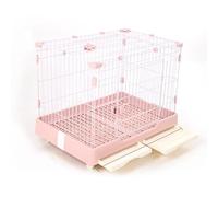 Cage à lapin intérieur/extérieur pour furet chinchilla - Cage pour grands petits animaux avec plateau lavable et étanche