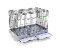 Cage à lapin intérieur/extérieur pour furet chinchilla - Cage pour grands petits animaux avec plateau lavable et étanche