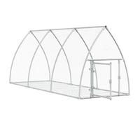 Cage à lapin - Non spécifié - 300x105x120 cm - Acier galvanisé - Extérieur - Argenté