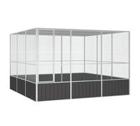 Cage à Oiseaux Acier galvanisé Extérieure Multicolore Multi-taille vidaXL