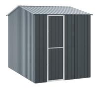 Cage à oiseaux anthracite 215 x 310 x 247 cm en acier galvanisé pour l'extérieur, enclos robuste résistant aux intempéries avec espace spacieux, montage facile, matériaux respectueux des animaux