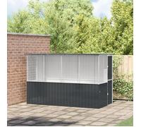 Cage à oiseaux Anthracite 215x78x200 cm Acier galvanisé