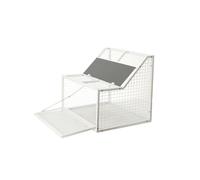 Cage à oiseaux avec 5 entrées pour pigeons pigeons volière camp pigeon nichoir à oiseaux en fer 60,5 x 48 x 50 cm (L x l x H) pour jardins, terrasses, terrasses extérieures