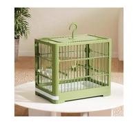Cage à Oiseaux Cage à Oiseaux Perroquet Maison Grande Cage Élevage Spécial d'observation Portable emporter Maison Oiseaux(Green)