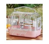 Cage à Oiseaux Cage à Perroquet Portable emporter, Cage Oiseaux d'extérieur avec Sac, spécial for(Green)