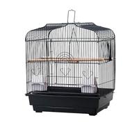 Cage à oiseaux, cage à perroquet, porteur d'oiseaux portable avec perchoirs, mangeoires, feuille de tiroir amovible et balançoires, cage de transport pour la maison, les excursions, la clinique pour