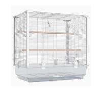 Cage à Oiseaux Cage de Luxe for perroquets et Oiseaux, Grande Cage d'élevage Transparente pour Canaris(Translucent)