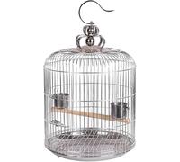 Cage à Oiseaux, Cage Oiseau, Cage à Oiseaux Suspendue avec Support for Petits perroquets, canaris, perruches, pinsons, aras, calopsittes(45x45x75cm)