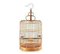 Cage à Oiseaux, Cages à Oiseaux en Bambou, Cages Rondes, Cage de 45 cm, fabriquées la Main, Suspendue