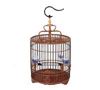 Cage à Oiseaux, Cages à Oiseaux Rondes, Cages de Petite Taille, suspendues, rétro en ABS Toit Plat(B1)