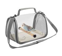 Cage à oiseaux de voyage - Cage de transport portable et légère pour perroquets, abri pliable | Volière compacte pour pinsons, calopsittes, aras, perruches, canaris, perruches, hamsters, transport int