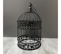 Cage à oiseaux décorative vintage en fer - Décoration de mariage avec cadre suspendu - Décoration intérieur/extérieur