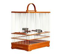 Cage à Oiseaux Domestique Facile à Nettoyer avec châssis de Type tiroir, Cage de Bain utilisée for Les Oiseaux, Les perroquets, Les tourtereaux et Les pinsons, décoration