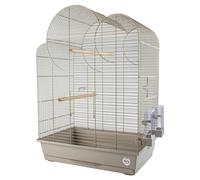 Cage À Oiseaux Duvo+ Eliza Mocha 54x34x75 Cm Pour Canaris Et Perruches