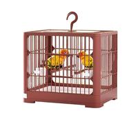 Cage à oiseaux élégante avec espace spacieux - Grande cage à oiseaux pour la santé - Maison ventilée avec perchoir sur pied - Grand habitat pour oiseaux