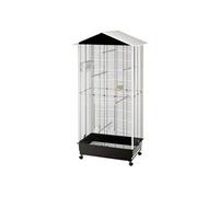 Ferplast Volière NOTA – Grande en métal, intérieur/extérieur, toit tôle, accessoires inclus