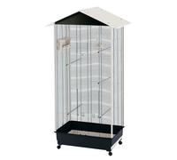 Cage à oiseaux et volière - Ferplast - Nota - Plastique - 82x58xh166cm - Gris