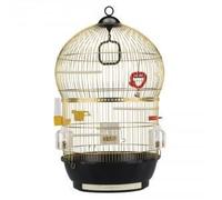 Cage à oiseaux - FERPLAST - Bali - 40 x 65 cm - Laiton - Rond - Canari