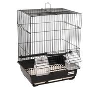 Flamingo - Cage pour canaris Dolak 1 - Noir - 29,5 x 22 x 38 cm - FL-110214
