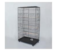 Cage à Oiseaux Grande cage à perroquet Cage à oiseaux domestique Pigeon perruche Cage d'alimentation adaptée for l'alimentation des oiseaux, canari, perruche, oiseaux d'amour Cage à Oiseaux Perroquet(